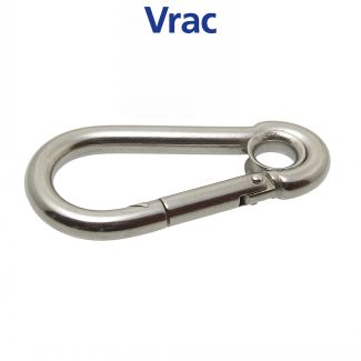 Mousqueton pompier &agrave; oeil