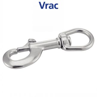 Mousqueton targette avec &eacute;m&eacute;rillon