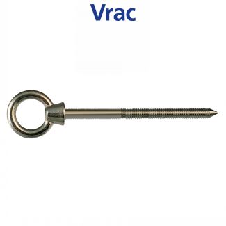 Piton &agrave; oeil filetage bois