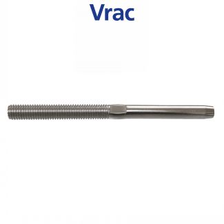 Embout filet&eacute; &agrave; sertir