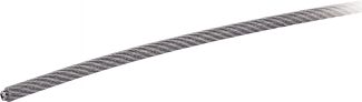 Câble monotron 7x7 gaine pvc translucide câble gaine