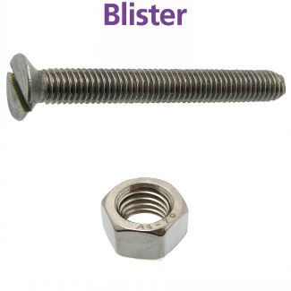 Vis métaux tête fraisée fendue