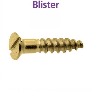 Vis bois tête fraisée fendue