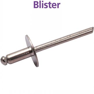 Rivet tête large Alu tige Acier