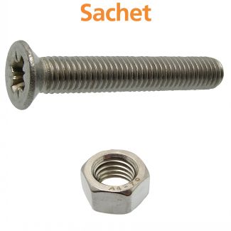 Vis métaux tête fraisée Pozi