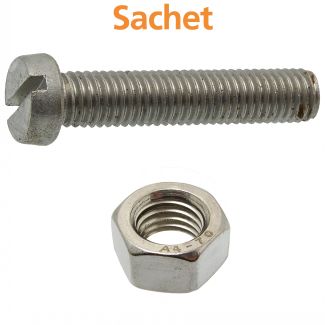 Vis métaux tête cylindrique fendue