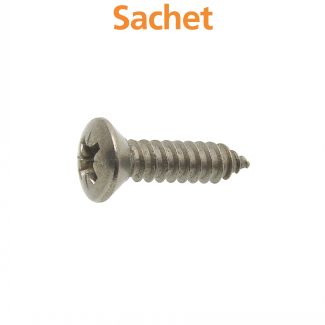 Vis tôle tête fraisée bombée Pozi