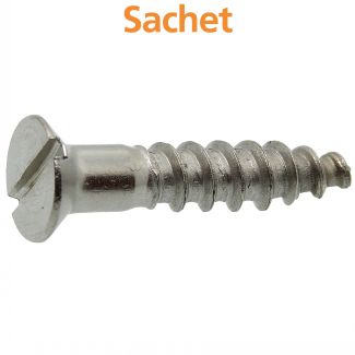 Vis bois tête fraisée fendue