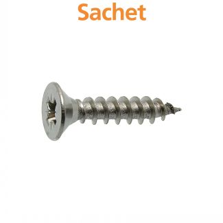 Vis agglo tête fraisée Pozi