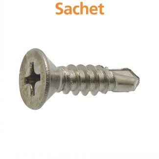 Vis tôle autoperceuse tête fraisée Phillips