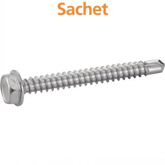 Vis tôle autoperceuse tête hexagonale à embase