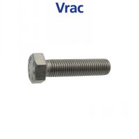 VIS MÉTAUX TÊTE HEXAGONALE FILETAGE ENTIER VIS MÉTAUX TH