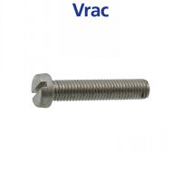 Vis métaux tête cylindrique fendue