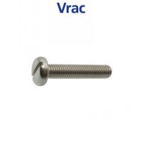 Vis métaux tête cylindrique large fendue