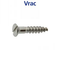 Vis bois tête fraisée fendue