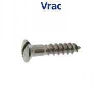 VIS BOIS TÊTE FRAISÉE BOMBÉE FENDUE VIS BOIS TFB