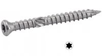 Vis terrasse tête fraisée réduite torx double filet vis bois terrasse tf 6 lobes double filet