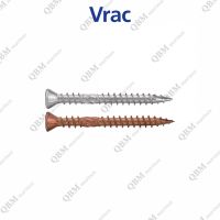Vis terrasse t&ecirc;te frais&eacute;e r&eacute;duite Torx double filet