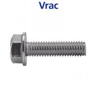 Vis à métaux tête hexagonale à embase crantée