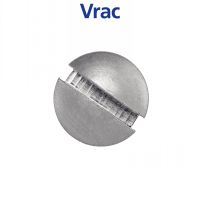 Vis métaux tête fraisée bombée fendue