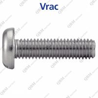 Vis &agrave; m&eacute;taux t&ecirc;te cylindrique large fendue