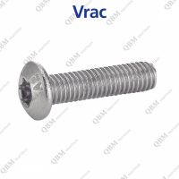 Vis m&eacute;taux t&ecirc;te bomb&eacute;e six lobes