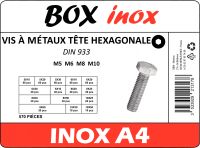 Vis à métaux tête hexagonale