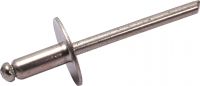 Rivet tête plate large tout inox