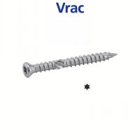 Vis terrasse tête fraisée réduite Torx double filet