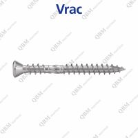 Vis terrasse t&ecirc;te frais&eacute;e bomb&eacute;e Torx double filet
