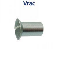 Ecrou relieur fraisé bombé fendu