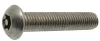 Vis métaux tête bombée torx inviolable vis métaux inviolable avec téton central