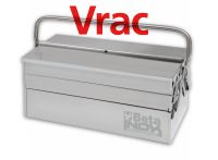 Boîte à outils 5 cases en acier inoxydable AISI 304, vide