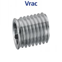 Insert fileté Bois 6 pans Inox A4