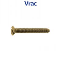 Vis métaux tête fraisée fendue