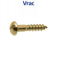 Vis bois tête ronde fendue