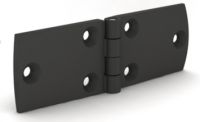 Charnière rectangle en polyamide charnière renforcée en fibre de verre - broche en inox a2