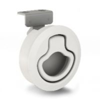 Loquet affleurant blanc verrou