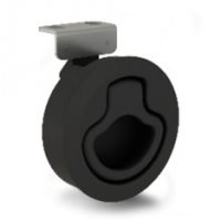 Loquet affleurant noir verrou