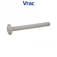 Vis métaux tête ronde large Poelier fendue