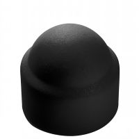 Cache écrou hexagonal noir cache tête hexagonal