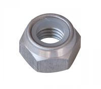 Ecrou frein hexagonal indésserable ecrou frein nylstop aluminium dural brut