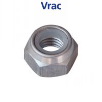 ECROU FREIN HEXAGONAL INDÉSSERABLE ECROU FREIN NYLSTOP ALUMINIUM DURAL BRUT