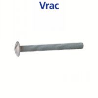 VIS MÉTAUX TÊTE RONDE LARGE FENDUE POELIER VIS MÉTAUX POELIER TRL ALUMINIUM P65 FINITION AOI (ANODISÉ INCOLORE)