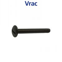 VIS MÉTAUX TÊTE RONDE LARGE FENDUE POELIER VIS METAUX POELIER TRL ALUMINIUM NOIR