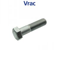 VIS MÉTAUX TÊTE HEXAGONALE  FILETAGE PARTIEL VIS MÉTAUX TH ALUMINIUM P60 FINITION AOI (ANODISÉ INCOLORE)