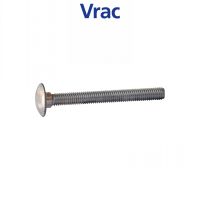 Vis métaux tête ronde collet carré Vis métaux tête ronde collet carré