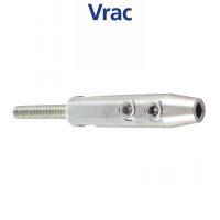 EMBOUT FILETÉ SERTISSAGE MANUEL 2 VIS