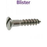 Vis bois tête fraisée bombée fendue