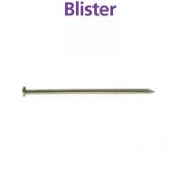 Pointe tête plate crantée